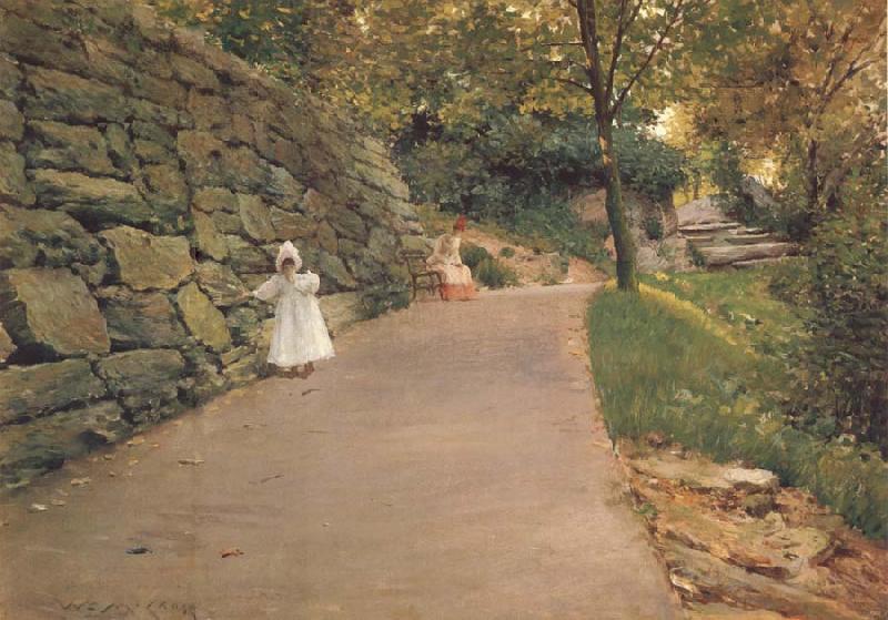 William Merrit Chase Im Park Ein Seitenweg oil painting picture